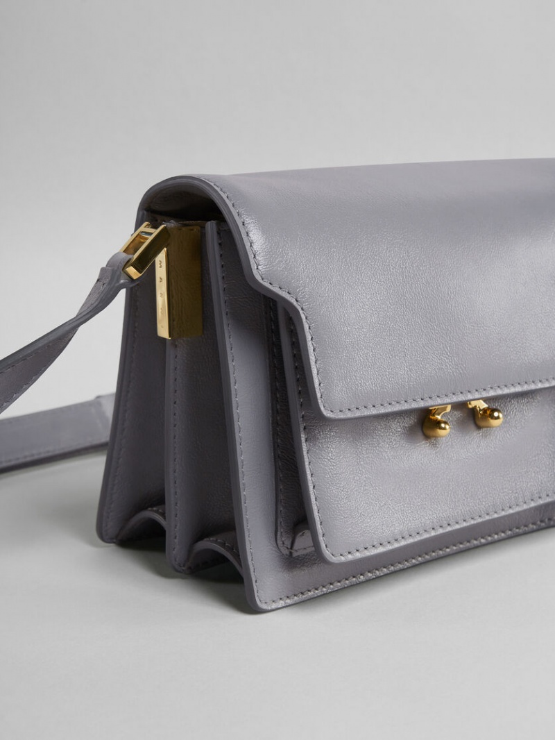 Marni Trunk Soft Mini Bag δερματινα γκρι | GRQAV90671
