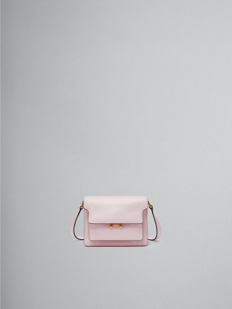 Marni Trunk Soft Mini Bag δερματινα ροζ | MGRHR37379