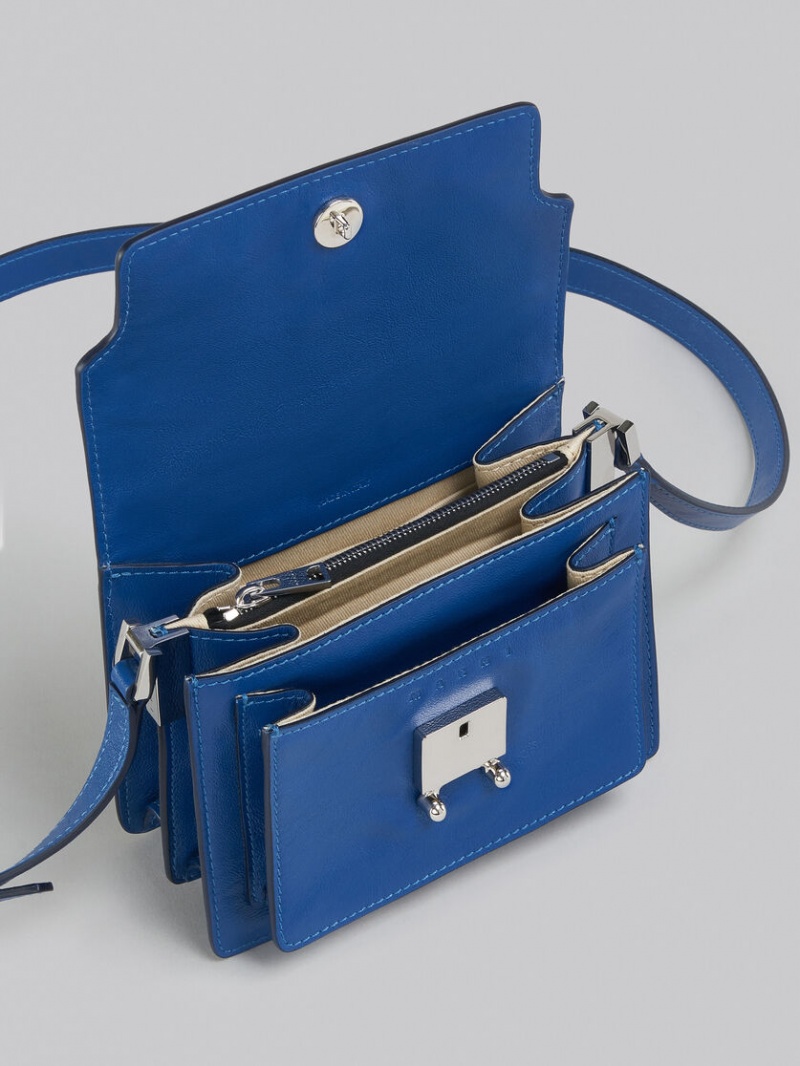 Marni Trunk Soft Mini Bag δερματινα μπλε | TGRPQ50127