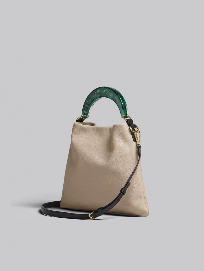 Marni Venice Small Bag δερματινα Μπεζ | YGRVQ47131