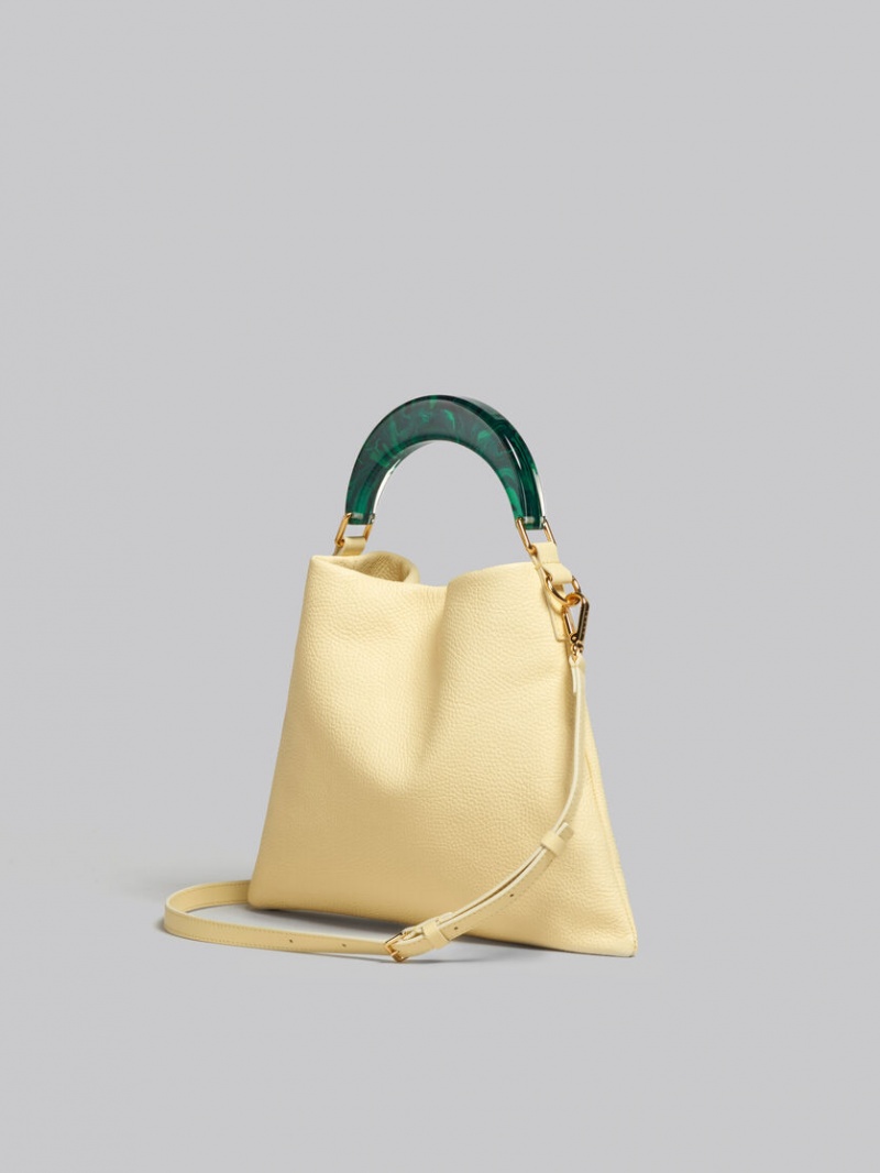 Marni Venice Small Bag δερματινα ανοιχτο κίτρινα | TGRPQ46615