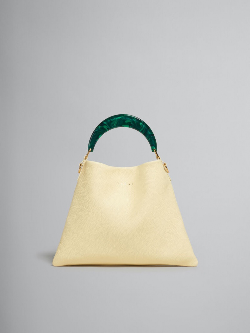 Marni Venice Small Bag δερματινα ανοιχτο κίτρινα | TGRPQ46615