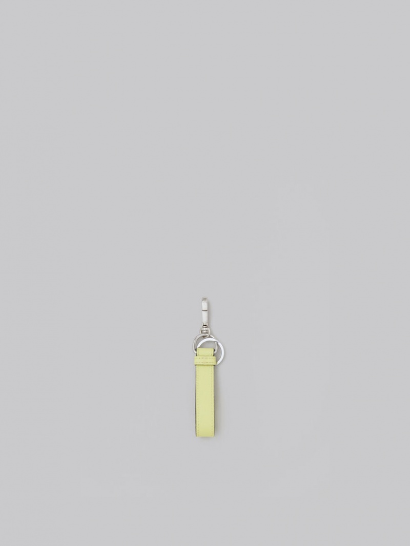 Marni δερματινα Keyring κρέμα | GRZDE17263