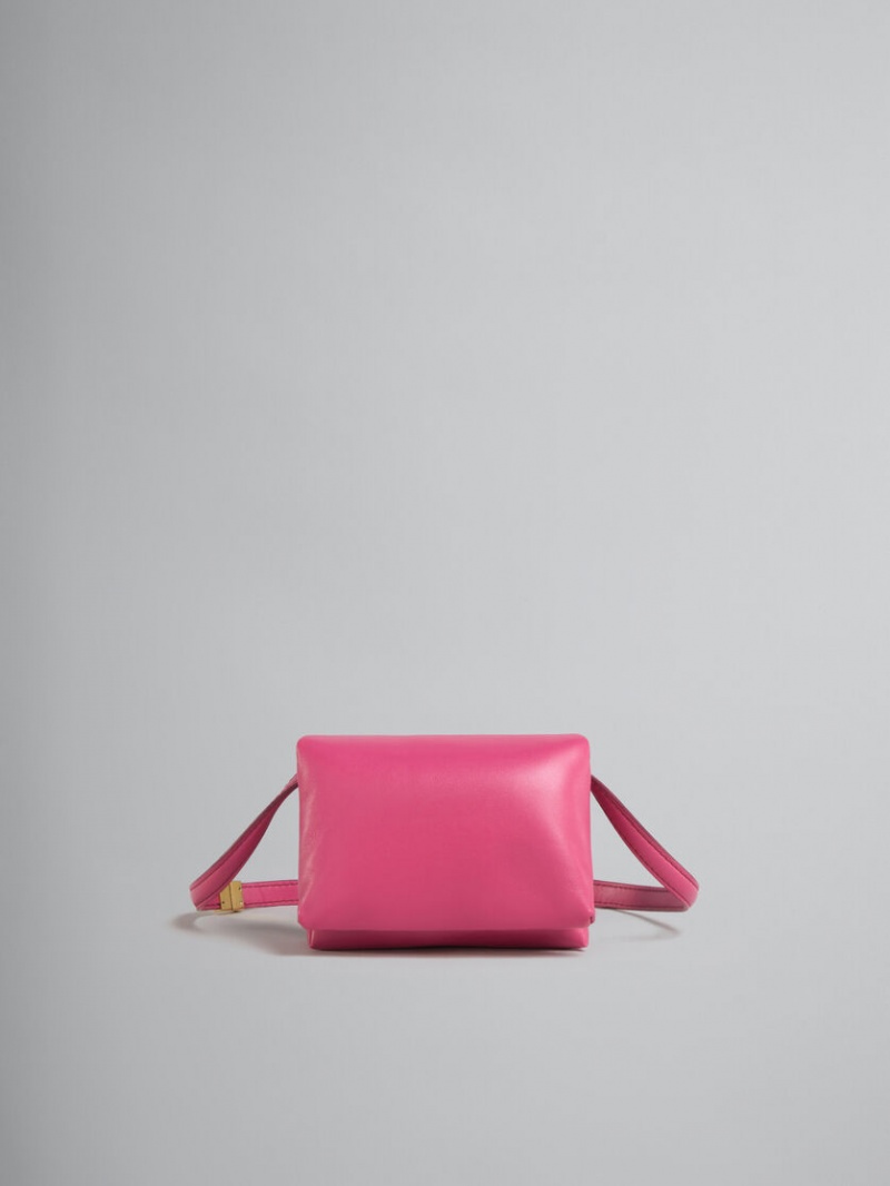 Marni δερματινα Mini Pouch ροζ | AGRWC29473