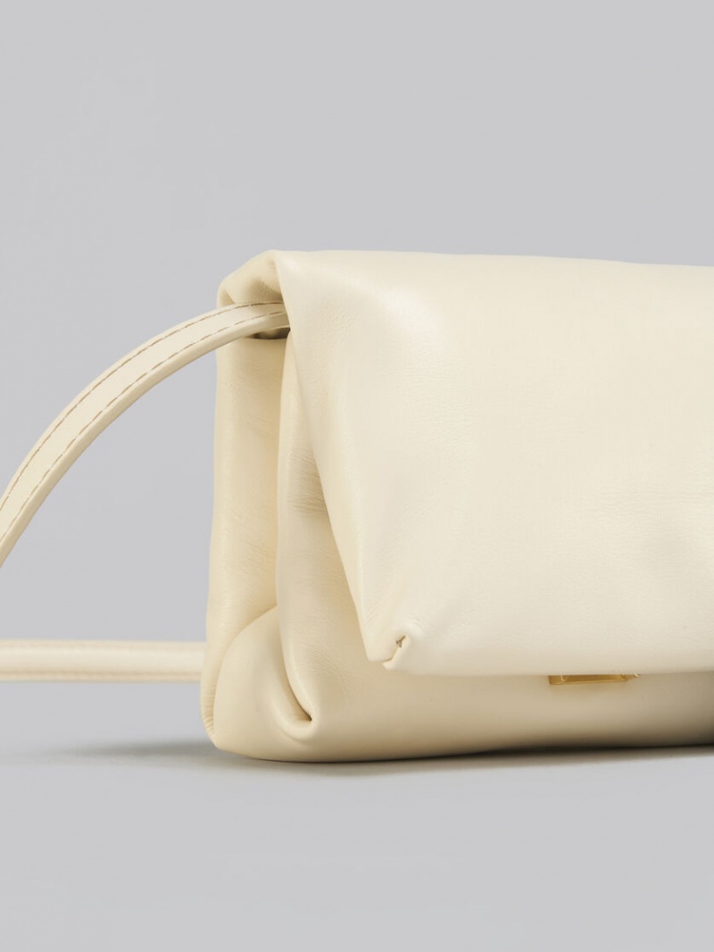 Marni δερματινα Mini Pouch ασπρα | EGRVG56140