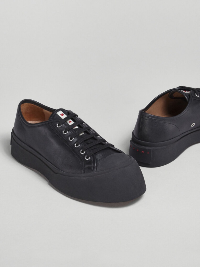 Marni δερματινα Pablo Sneaker μαυρα | AGRWC93614