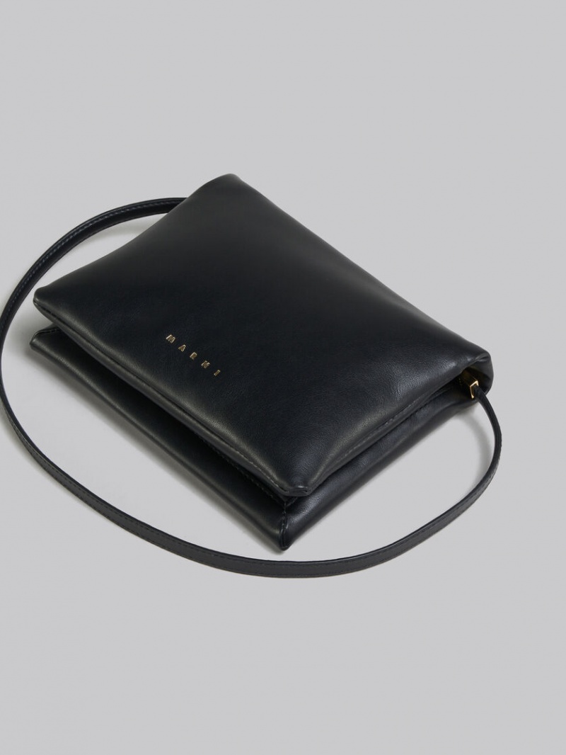 Marni δερματινα Pouch μαυρα | AGRWC77480