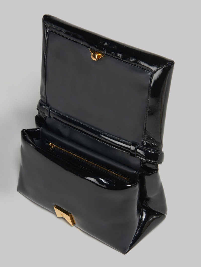 Marni λουστρινι Prisma Shoulder Bag μαυρα | GRNZX51229