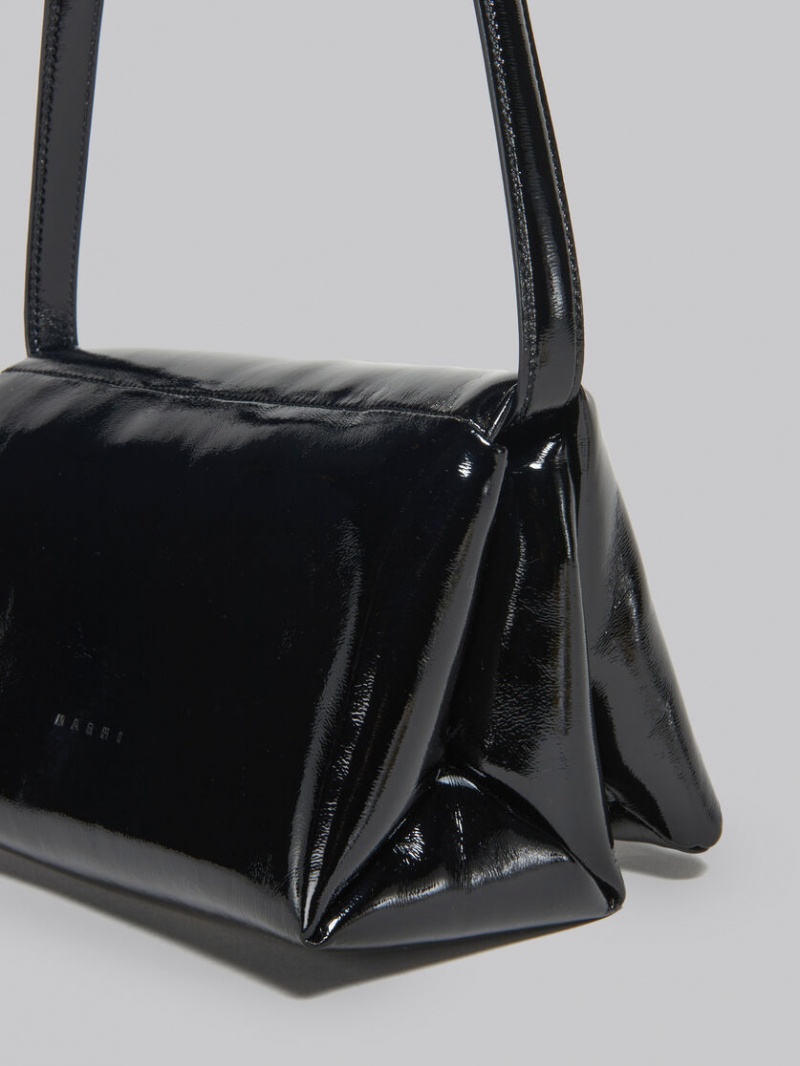 Marni λουστρινι Prisma Shoulder Bag μαυρα | GRNZX51229