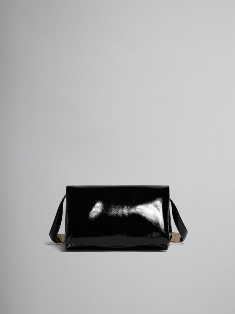 Marni λουστρινι Prisma Shoulder Bag μαυρα | GRNZX51229